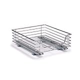 HouseholdEssentialsC1517WideSlidingCabinetOrganizer,Chrome