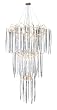 Cascadia 29-Light Chandelier In Silver