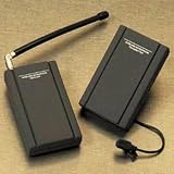 Wireless Lapel Microphone Kit, Two Frequencies, 300 ft. Range
