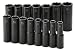 SK 4048 15-Piece 1/2-Inch Drive 6 Point Metric Impact Socket Set