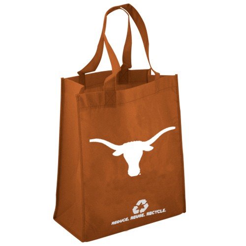 Texas Longhorns Focal Orange Reusable Tote Bag