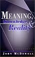 Meaning, Knowledge, and Reality