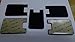 Cell Phone Card Holder for Back of Phone Case. Silicone Stick On Pocket Wallet for iPhone, Android & Other Flat Surfaces (Black 5 Pack)