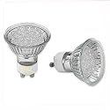 10 25 year long life Maxim brand GU10 LED 1.5-2W bulbs standard GU10 size and fitment Eco bulbs.