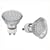4 x GU10 2w LED Eveready energy saving light bulbs 240v house mains warm light.