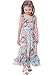 Bonny Billy Girl's Spaghetti Straps Casual Bohemian Beach Maxi Long Dress