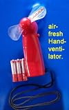 Produkt-Bild: air fresh Mini-Ventilator / Hand-Ventilator mit Batterien inkl.