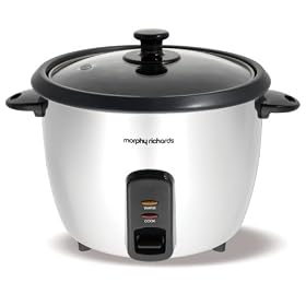 Morphy Richards 48744 Rice & Pasta Cooker Chrome 1.8L