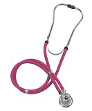 MABIS Legacy Sprague Rappaport-Type Stethoscope, Slider Pack, 30, Magenta