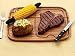 Ironwood Gourmet Wooden Steak Plate 11x13