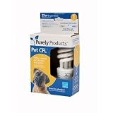 Purely Products PA074M35P 3500 Kelvin 7 Watt Mini Pet Compact Fluorescent Lamp Bulb, 4-Pack