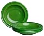 Emile Henry Provencal Vert Green 9-Inch Soup/Pasta Bowls, Set of 4