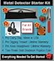 Metal Detector Accessory Kit (Platinum Value Kit): Includes Koss Headphone, Pro Digging Trowel, Pro Carry Bag and a Two Reale Gold Doubloon Replica Coin.