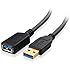 Cable Matters SuperSpeed USB 3.0 Type A Male to Female Extension Cable in Black 10 Feet