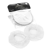 Pair of White Classic Mesh Bun Hair Nets Set - Dancewear Ballet Bridal Accessories