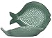 Glass Mint Green Flounder Dish 10 1/2" x 7 1/2"