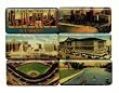 Vintage Chicago Mighty Magnets Set of 6