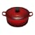 Le Creuset Cast Iron Round Casserole, Cerise, 20 cm