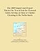Books : The 2009 Import and Export Market for Travel Sets for Personal Toilet, Sewing, or Shoe or Clothes Cleaning in the Netherlands