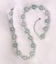 Recycled Glass, Moonstone, and Turquoise Necklace, Adjustable