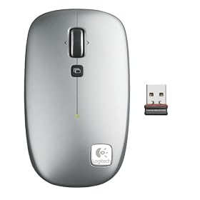 Logitech V550 Nano Cordless Laser Mouse for Laptops Grey