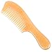 Breezelike Natural Sheep Horn Comb - No Static Handmade Wide Tooth Hair Comb - Professional Detangling Massage Comb with Gift Box