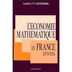 L'�conomie math�matique en France (1870-1914)