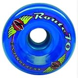 Kryptonics Route 70,70mm,78A,Clear Blue, Set of 4 Skateboard Wheels