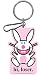 Happy Bunny hi loser. Key Chain