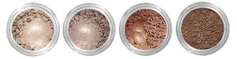 NEW! Glamour My Eyes Mineral Eyeshadow Quad - All That Brown