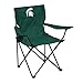 Logo Brands NCAA Michigan State Spartans Quad Chair, Unisex Adult Chair with One Cup Holder, Team Color, One Size