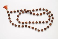 Full Rudraksha Beads & Crystal Combination Yoga Meditation Rosary Shiva Mala 108+1 Beads