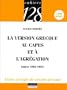 La version grecque au Capes et � l'Agr�gation, sujets 1986-1995 : Sujets corrig�s de version grecque, Capes, Agreg