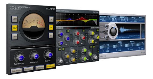MOTU MasterWorks Collection Modeled analog EQ classic compression and convolution reverb for RTAS AU VST3 and MAS