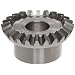 Boston Gear L148YG Bevel Gear, 2:1 Ratio, 0.500" Bore, 16 Pitch, 24 Teeth, Steel
