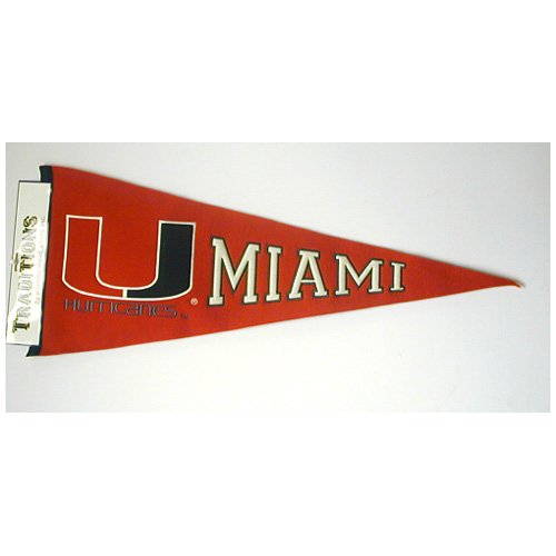 Buy Winning Streak Sports Miami Hurricanes Traditions Pennant by Winning Streak Sports