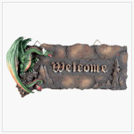 Medieval Welcome Wall Plaque