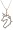 10k Rose Gold Diamond Unicorn Pendant (1/10 cttw, I-J Color, I3 Clarity), 18
