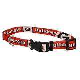 Georgia Bulldogs Adjustable Dog Collar
