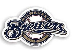 Milwaukee Brewers 12'' Car Magnet