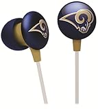 iHip NFF10200STR NFL St. Louis Rams Ear Buds, Blue/Gold