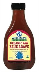 Wholesome Sweeteners Organic raw blue agave, 23.5-Ounce Bottles (Pack of 6)