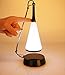 LUOYIMAN® Touch Sensor LED Table Lamp with Mini Speaker Table Pendant Lamp/light Triangle and Conical Design LED Eyes-care Light Loudspeaker for MP3 Phone and Adjustable Lightness(Black)