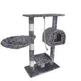 Leopet� KBM004/2grautatze Kratzbaum mittelhoch : ca. 90 cmvon "Leopet�"
