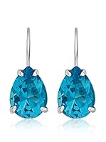 Dyrberg/Kern Pendientes Dew (Plateado / Turquesa)