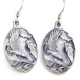 Earth Spirit Earrings - Flying Eagle - Earth Spirit Earrings - Flying Eagle