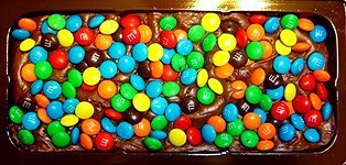 Chocolate Delight Fudge with MMs (3 Pounds) by Exquisite Fine Candy & Gifts