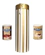 Ghirardelli Gold & Ivory Striped Hot Chocolate Gift Set, White Mocha and Double Chocolate