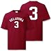 Oklahoma Sooners Cardinal Basketball #3 Jersey T-Shirt