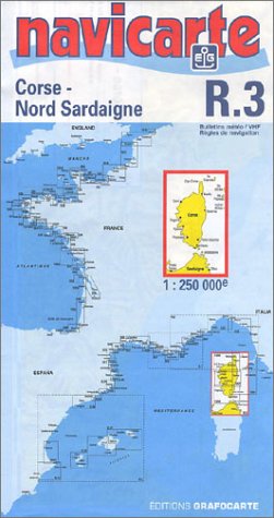 City Travel Guides Discounted  Livres : Carte marine : Corse - Nord Sardaigne